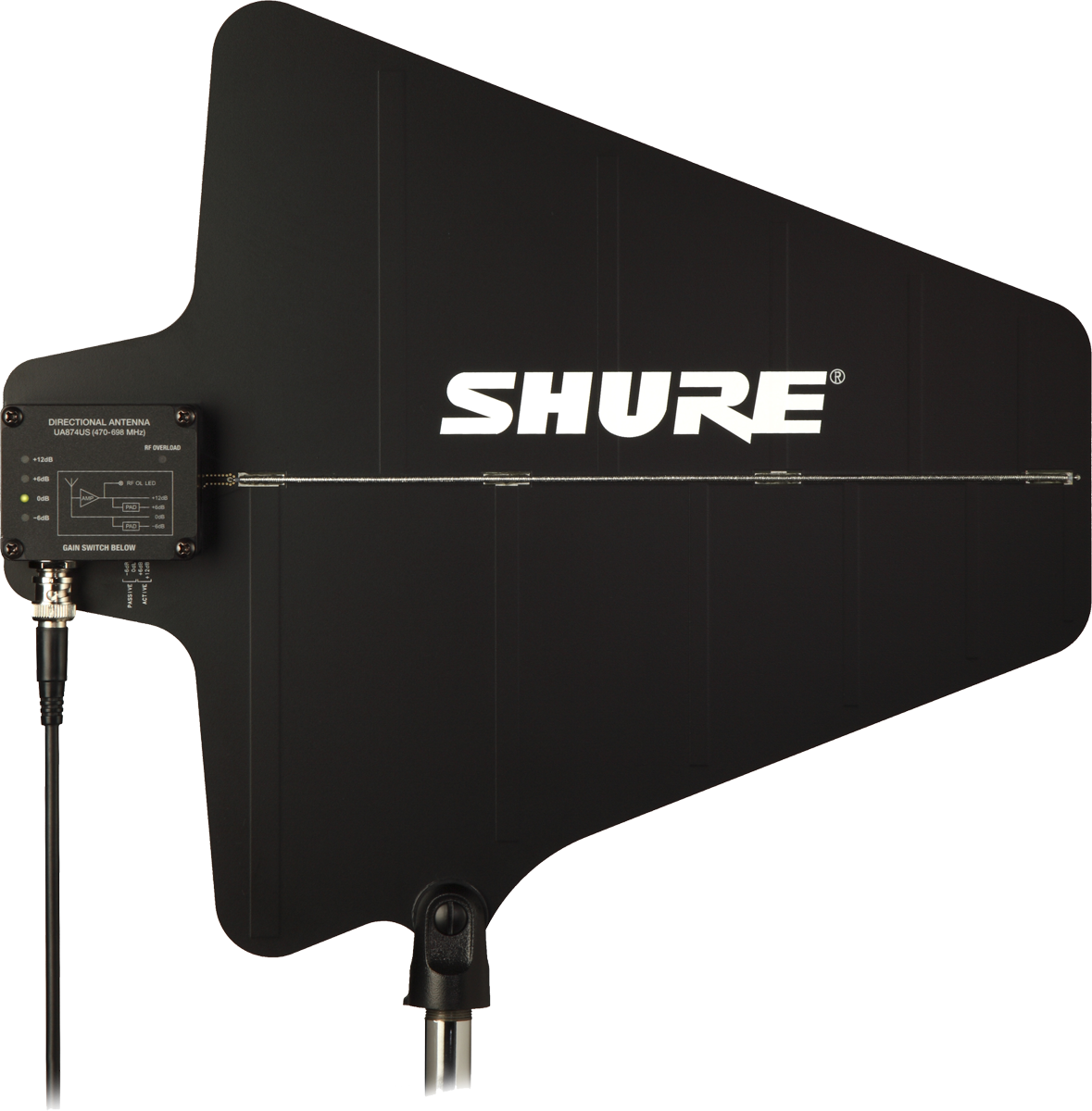 Amplificateur Antenne pour HF Shure UR + BNC 30m