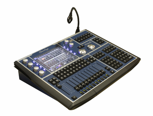 Pupitre Chamsys MQ60 en flight case + accs