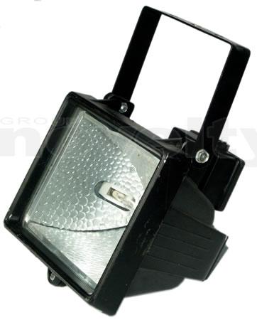 Projecteur Etanche IP55 Quartz 500W Noir