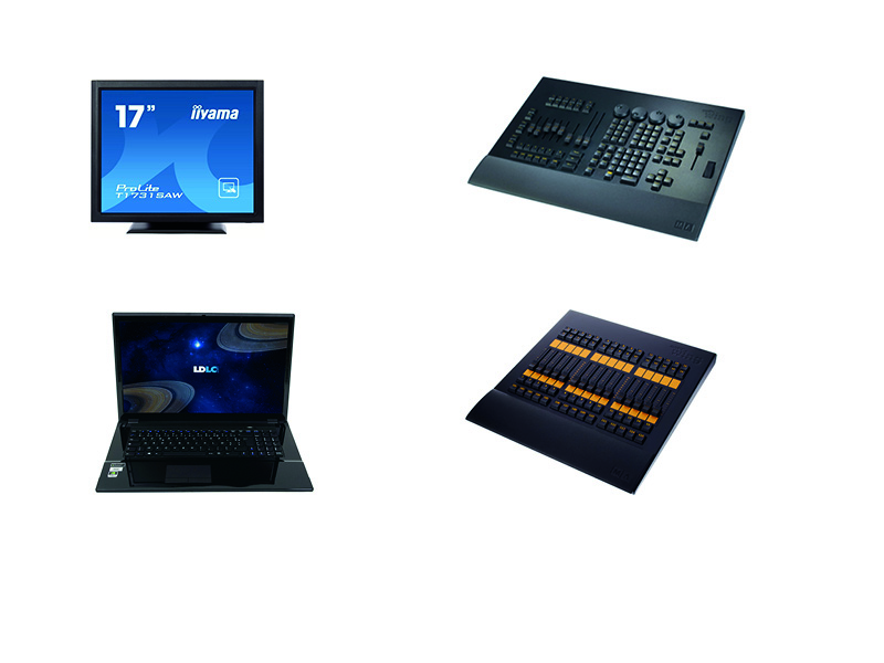 Ensemble régie MA Lighting / MA onPC Command Wing + Accessoires