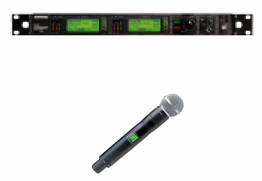 Ensemble UHF Shure Série UR / 1 x émetteur main