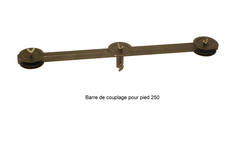 Barre + coiffe pour 5 projecteurs Charge Max 60kg