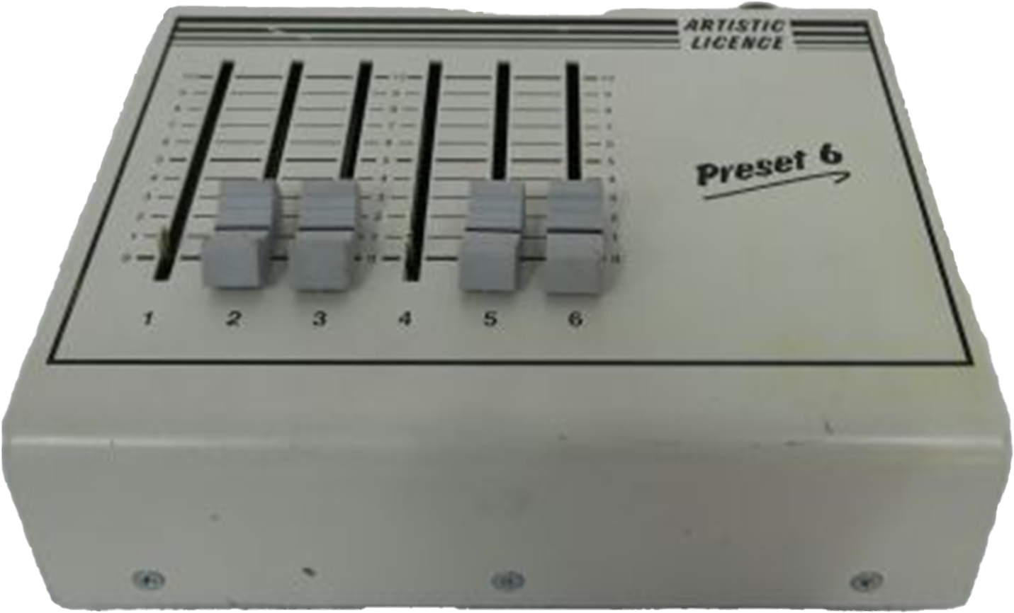 Pupitre Preset 6 / 6 circuits manuels / Commande DMX