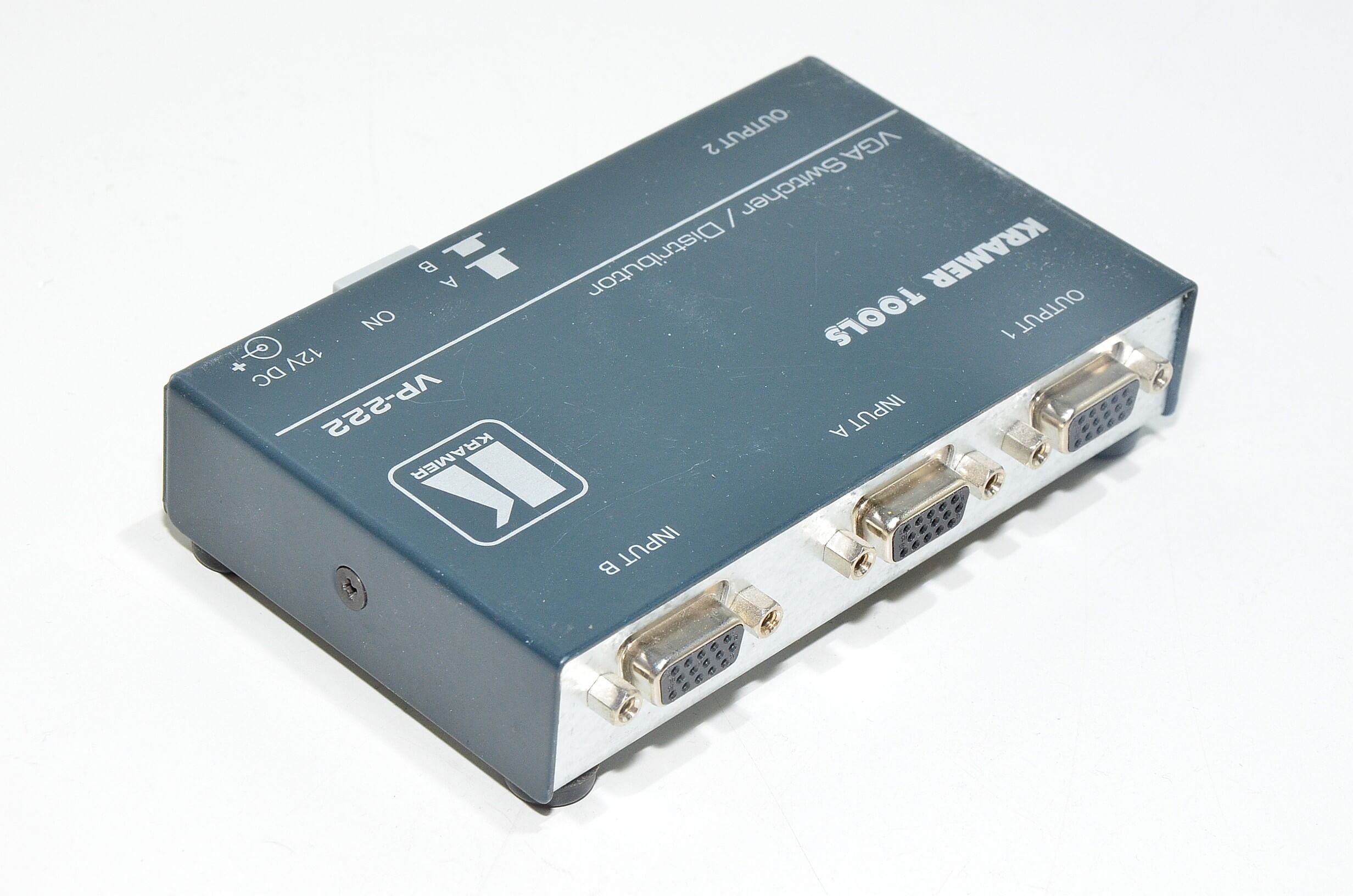 Distributeur Informatique 2 entrées – 2 sorties VP-222 Kramer