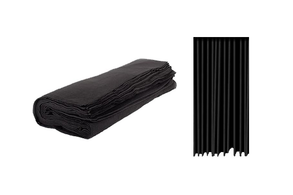 Pendrillon Velour Noir M1 H6,00m / L3,20m