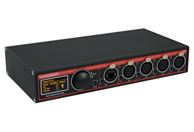 Node  Ethernet/ DMX 4 univers- Swisson XND-4R5