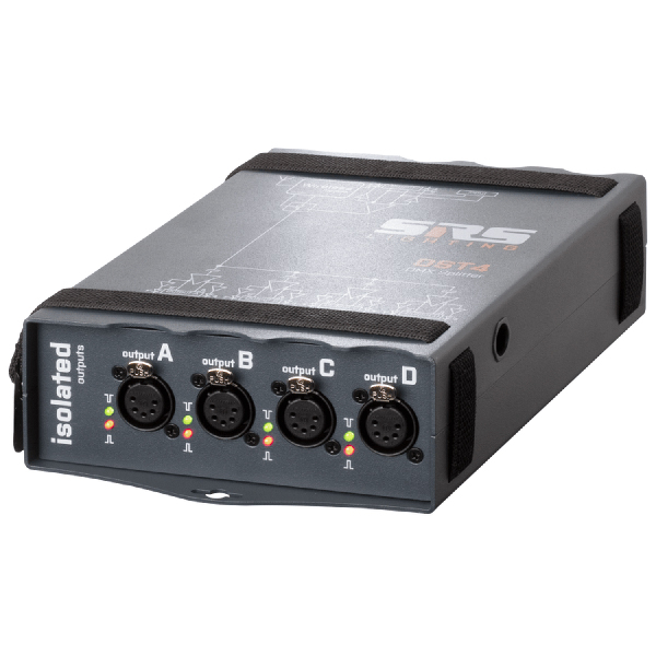 Booster Splitter DMX SRS-Lighting   4 canaux en  5 pts