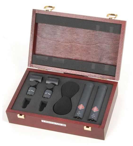 2 x Micros Neumann KM184 Cardioïdes Apairés