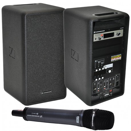 Enceinte autonome Sennheiser LSP500 avec Trolley+ HF main