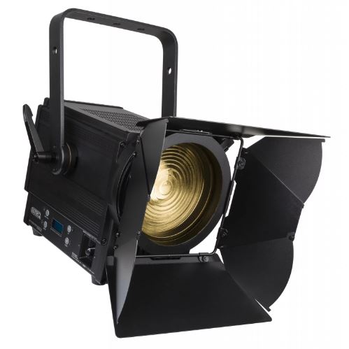 Projecteur Fresnel Led 200 W blanc variable + volet/PF/crochet
