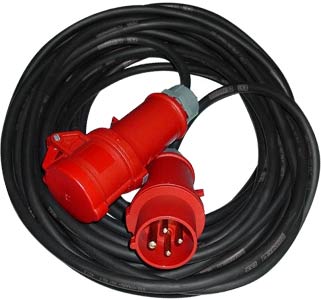 Prolongateur 30m 5G6 P17 32A 3P+N+T Triphasé