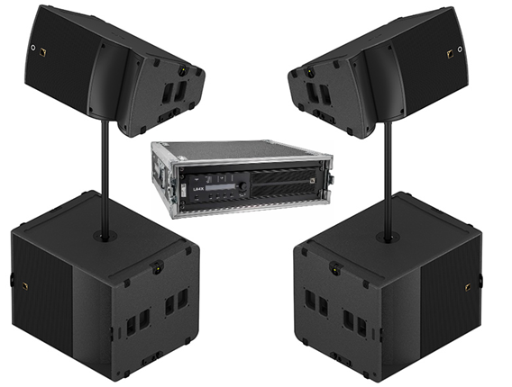Systeme posé L-Acoustics 2 x A15 W & 2 x Sub KS21 +LA4X & accs.