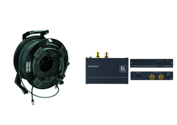 Kit de transport HDMI via SDI 3G livré avec câble BNC de 70 m